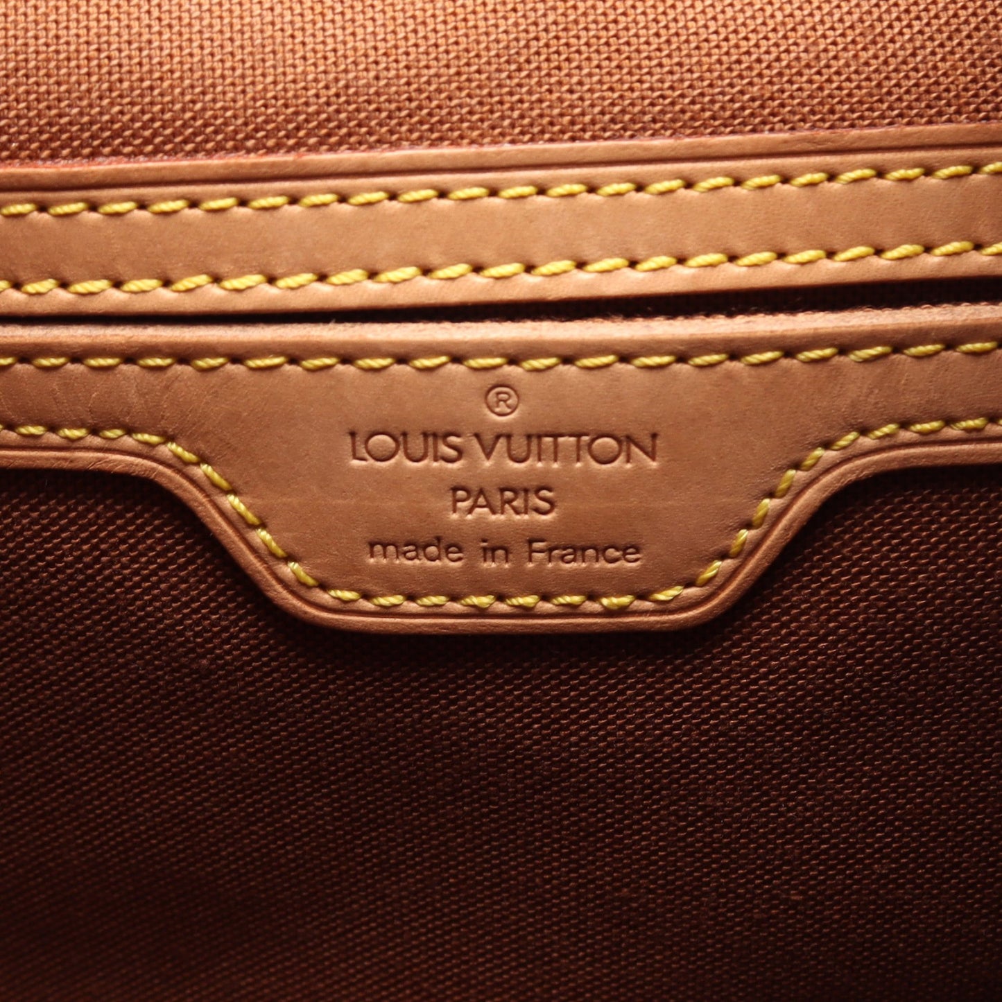 モンスリGM モノグラム バックパック リュックサック PVC レザー ブラウン ルイヴィトン バッグ LOUIS VUITTON