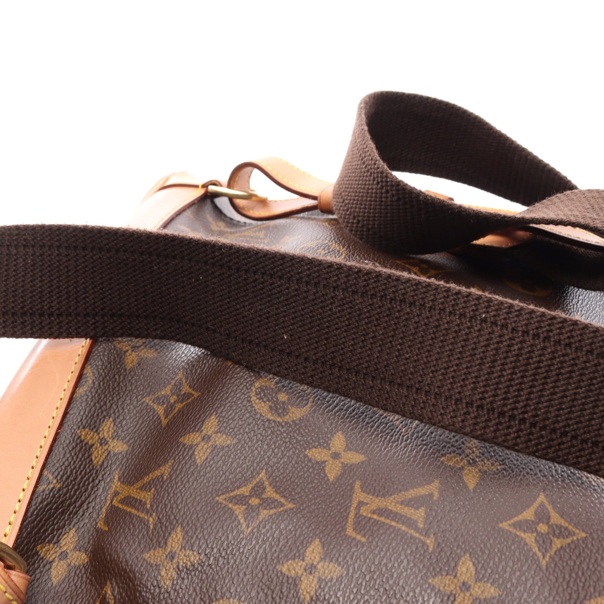 モンスリGM モノグラム バックパック リュックサック PVC レザー ブラウン ルイヴィトン バッグ LOUIS VUITTON