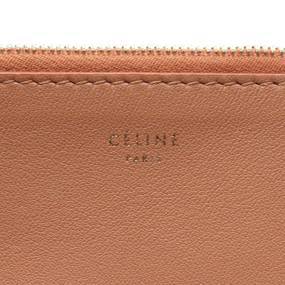 ソロ バイカラー クラッチバッグ レザー ブラック ライトブラウン セリーヌ バッグ CELINE