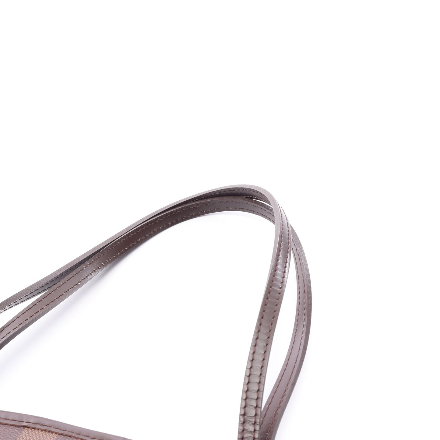 ネヴァーフルMM ダミエエベヌ ショルダーバッグ トートバッグ PVC レザー ブラウン ルイヴィトン バッグ LOUIS VUITTON