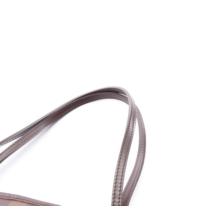 ネヴァーフルMM ダミエエベヌ ショルダーバッグ トートバッグ PVC レザー ブラウン ルイヴィトン バッグ LOUIS VUITTON