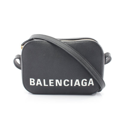 ヴィル カメラ バッグ XS ショルダーバッグ レザー ブラック バレンシアガ バッグ BALENCIAGA