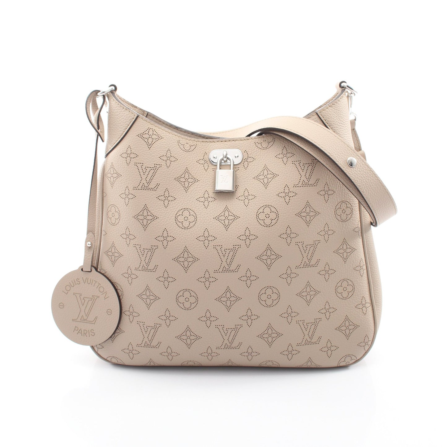 オール アラウンドMM マヒナ ガレ ショルダーバッグ レザー グレーベージュ ルイヴィトン バッグ LOUIS VUITTON