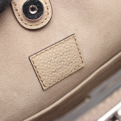 オール アラウンドMM マヒナ ガレ ショルダーバッグ レザー グレーベージュ ルイヴィトン バッグ LOUIS VUITTON