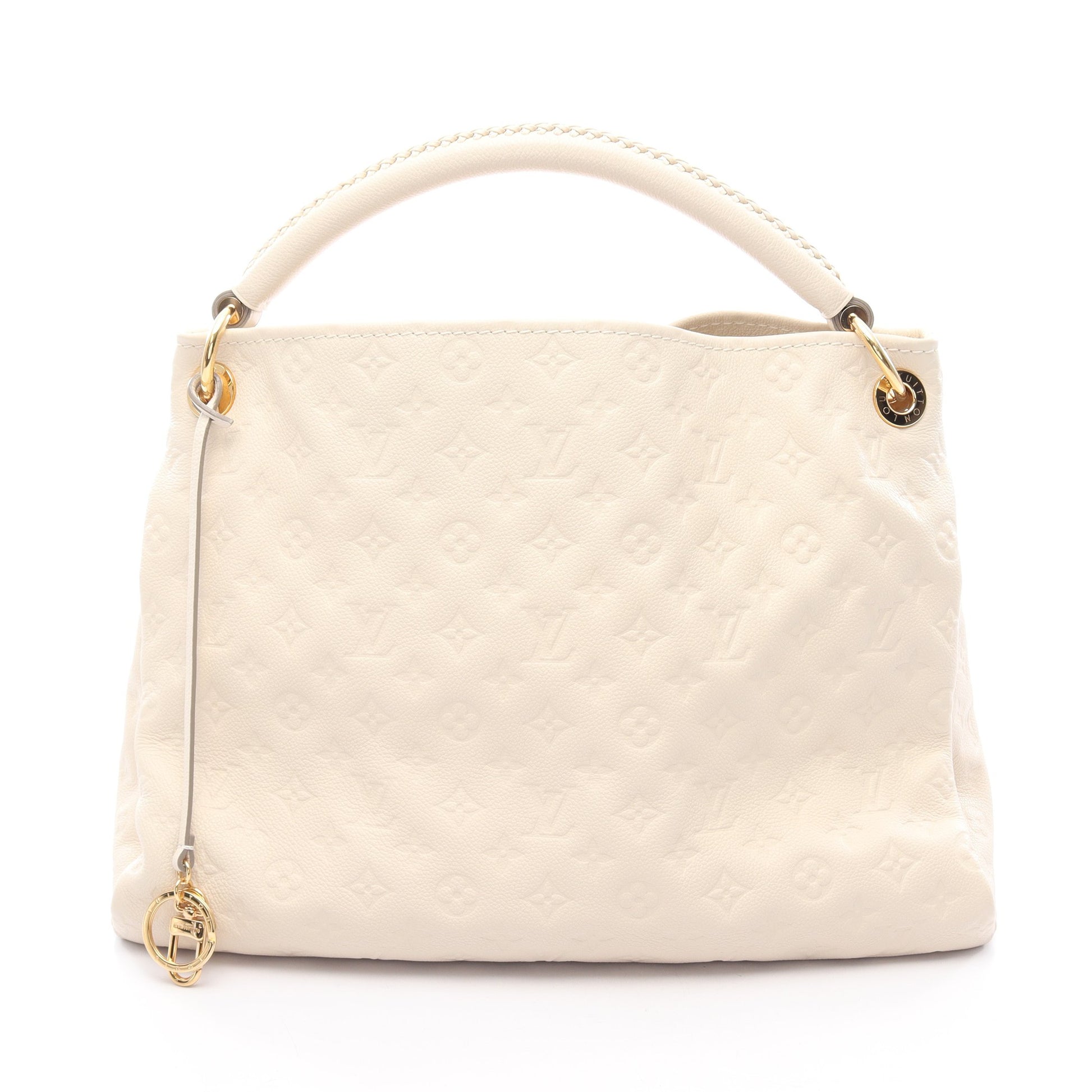 アーツィーMM モノグラムアンプラント ネージュ ショルダーバッグ レザー オフホワイト ルイヴィトン バッグ LOUIS VUITTON