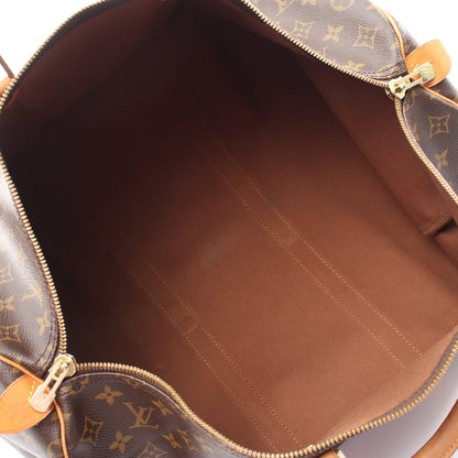 キーポル50 モノグラム ボストンバッグ PVC レザー ブラウン ルイヴィトン バッグ LOUIS VUITTON