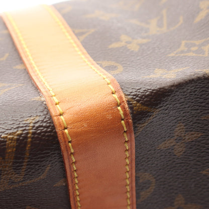 キーポル50 モノグラム ボストンバッグ PVC レザー ブラウン ルイヴィトン バッグ LOUIS VUITTON