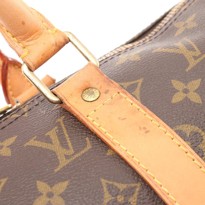キーポル50 モノグラム ボストンバッグ PVC レザー ブラウン ルイヴィトン バッグ LOUIS VUITTON