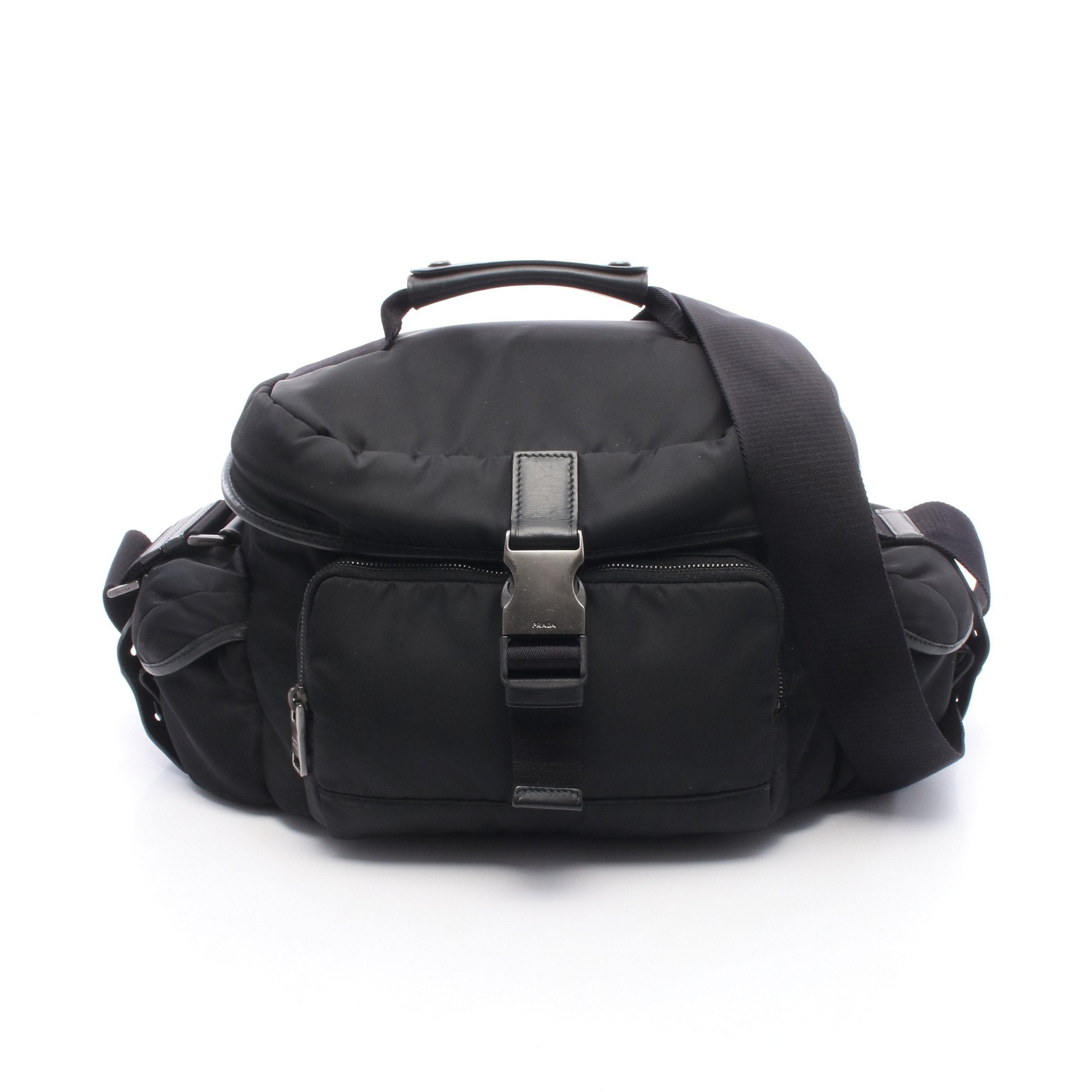 良品】PRADA プラダ ショルダーバッグ カメラバッグ ナイロン 黒