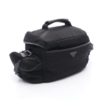 カメラバッグ ショルダーバッグ ナイロン レザー ブラック プラダ バッグ PRADA