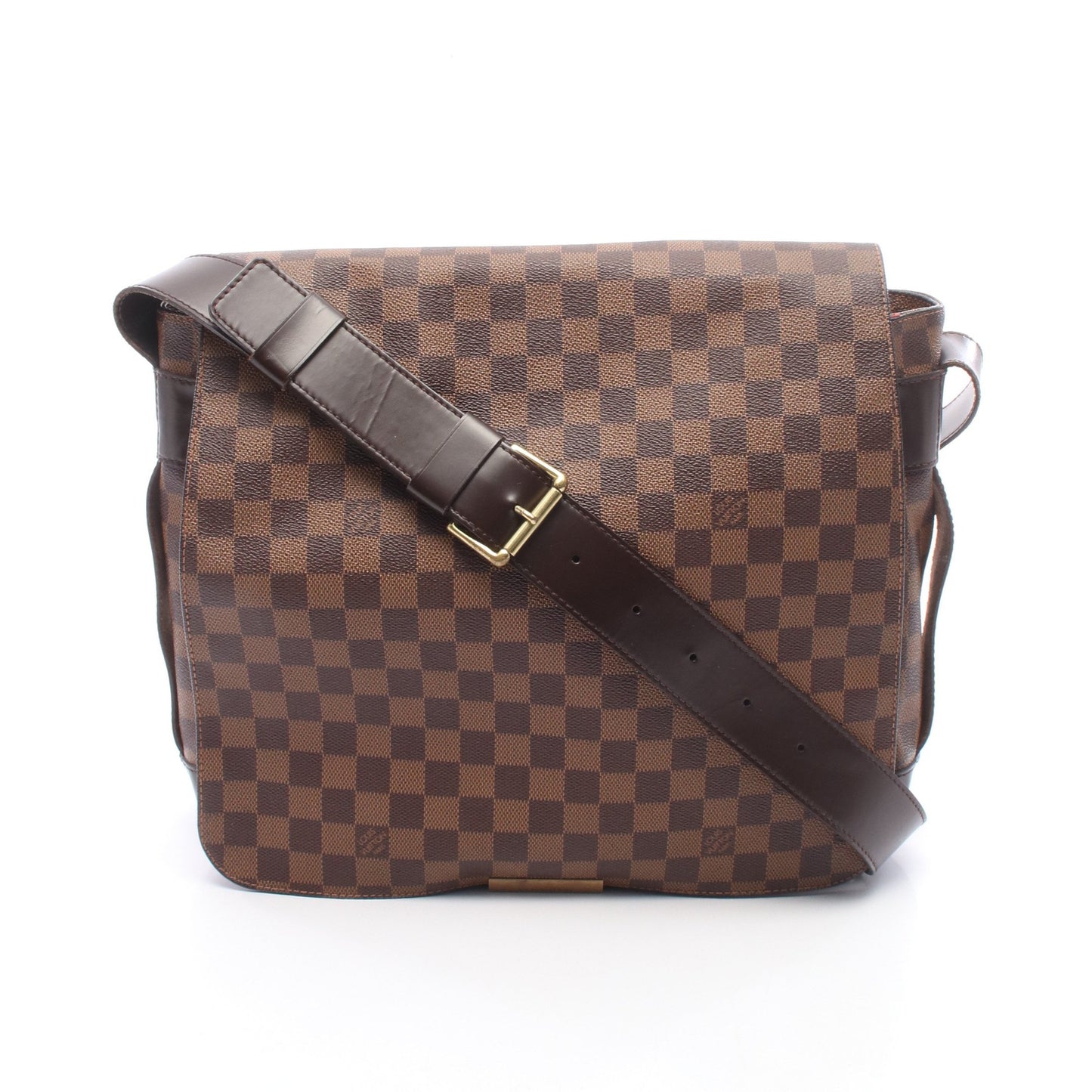 バスティーユ ダミエエベヌ ショルダーバッグ PVC レザー ブラウン ルイヴィトン バッグ LOUIS VUITTON