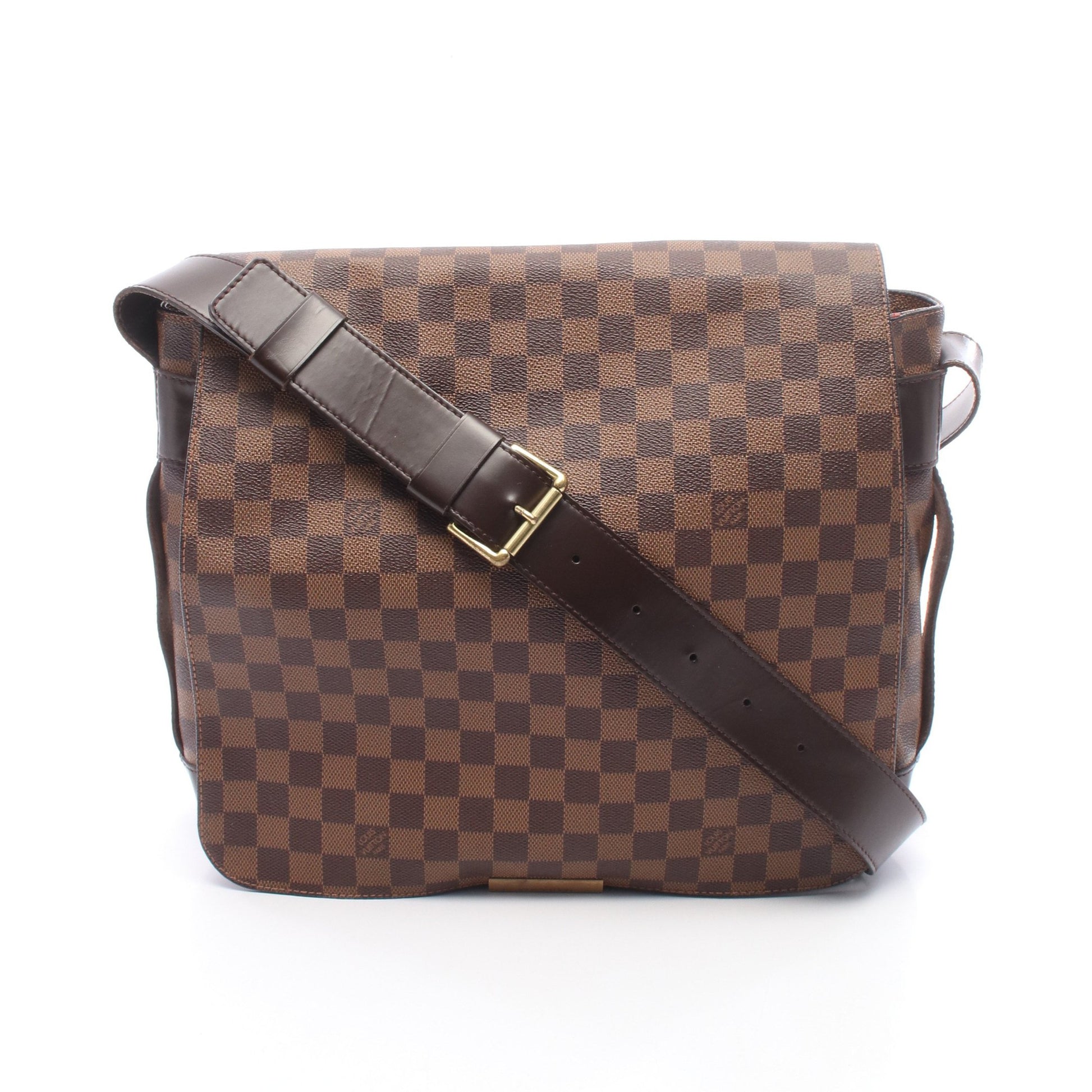 バスティーユ ダミエエベヌ ショルダーバッグ PVC レザー ブラウン ルイヴィトン バッグ LOUIS VUITTON
