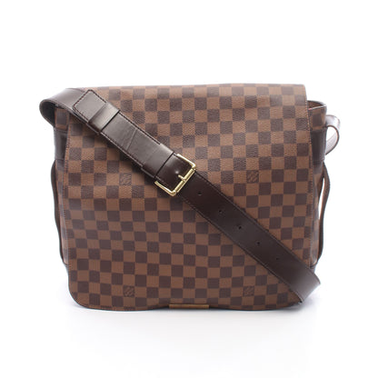バスティーユ ダミエエベヌ ショルダーバッグ PVC レザー ブラウン ルイヴィトン バッグ LOUIS VUITTON