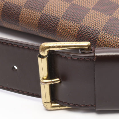 バスティーユ ダミエエベヌ ショルダーバッグ PVC レザー ブラウン ルイヴィトン バッグ LOUIS VUITTON