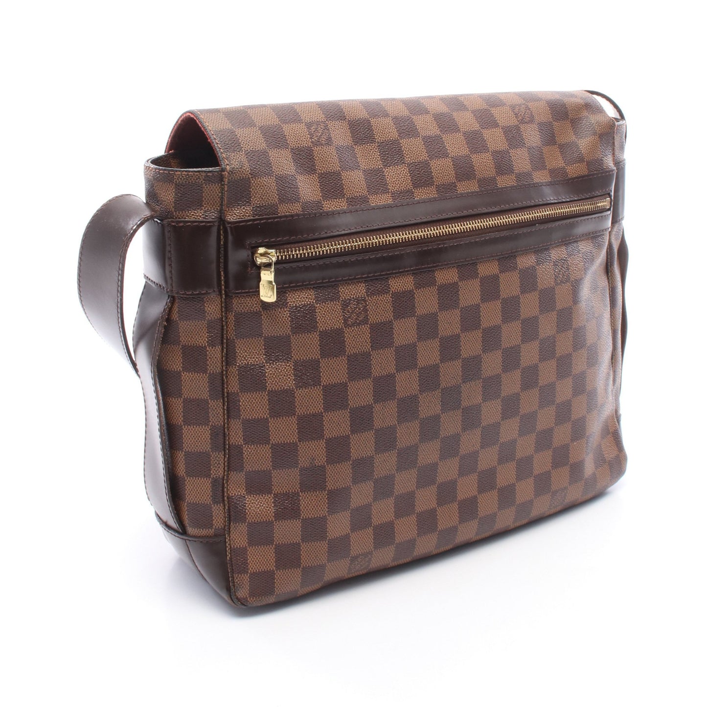 バスティーユ ダミエエベヌ ショルダーバッグ PVC レザー ブラウン ルイヴィトン バッグ LOUIS VUITTON