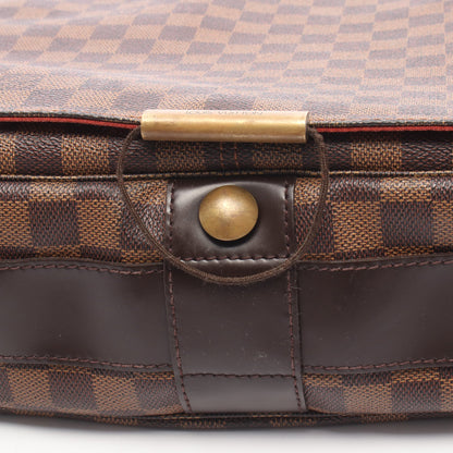 バスティーユ ダミエエベヌ ショルダーバッグ PVC レザー ブラウン ルイヴィトン バッグ LOUIS VUITTON
