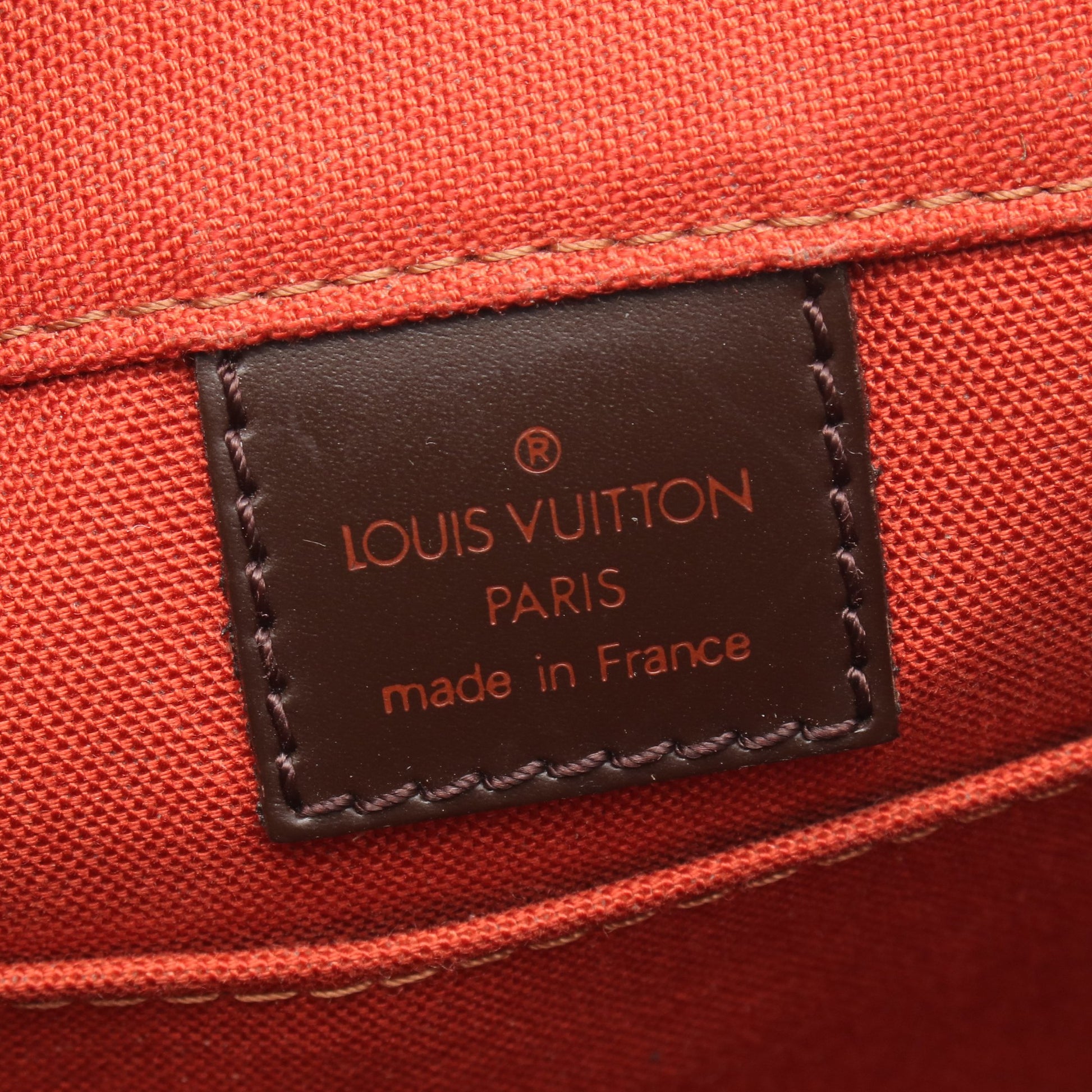バスティーユ ダミエエベヌ ショルダーバッグ PVC レザー ブラウン ルイヴィトン バッグ LOUIS VUITTON