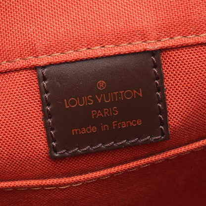 バスティーユ ダミエエベヌ ショルダーバッグ PVC レザー ブラウン ルイヴィトン バッグ LOUIS VUITTON