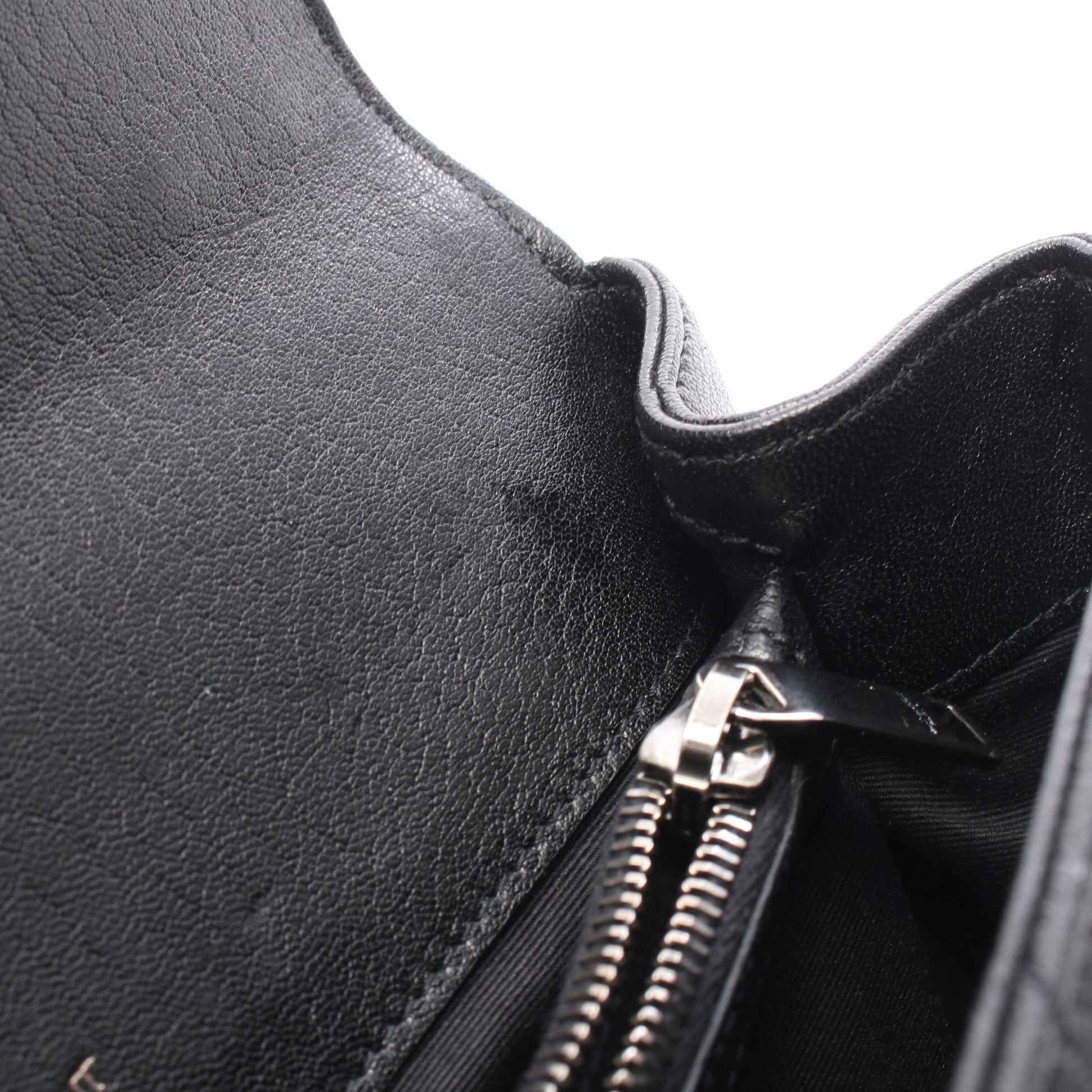 カレッジ ミディアム 2WAY ハンドバッグ レザー ブラック サンローランパリ バッグ SAINT LAURENT PARIS
