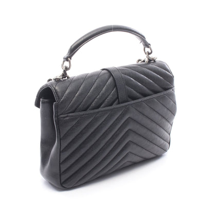 カレッジ ミディアム 2WAY ハンドバッグ レザー ブラック サンローランパリ バッグ SAINT LAURENT PARIS