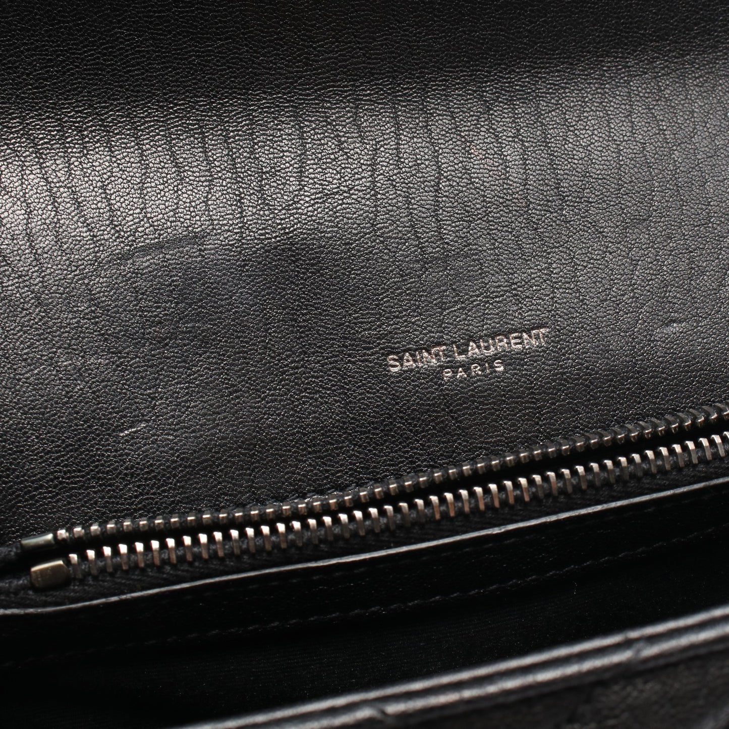 カレッジ ミディアム 2WAY ハンドバッグ レザー ブラック サンローランパリ バッグ SAINT LAURENT PARIS