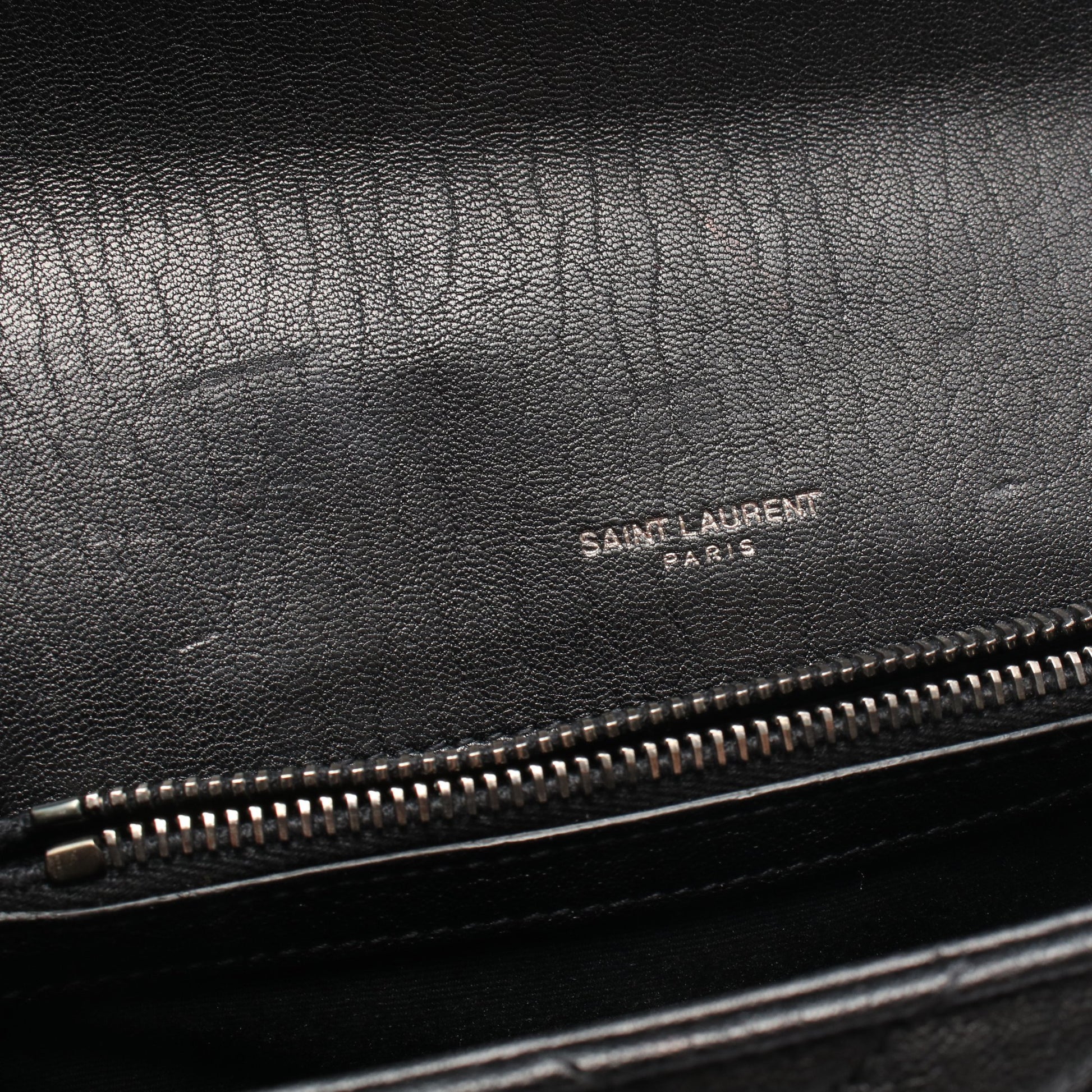 カレッジ ミディアム 2WAY ハンドバッグ レザー ブラック サンローランパリ バッグ SAINT LAURENT PARIS