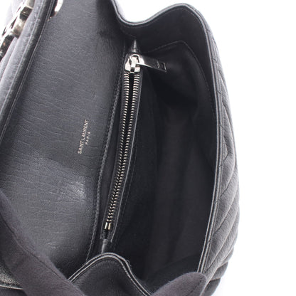 カレッジ ミディアム 2WAY ハンドバッグ レザー ブラック サンローランパリ バッグ SAINT LAURENT PARIS