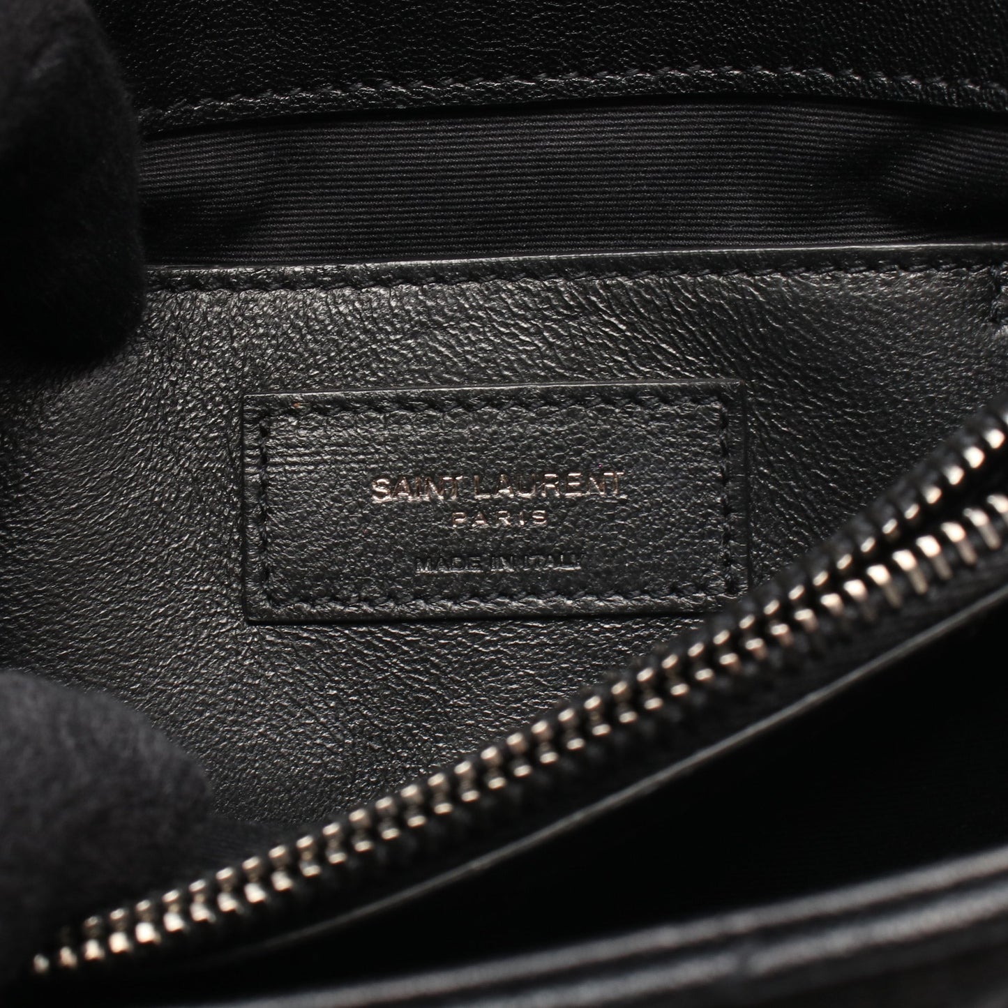 カレッジ ミディアム 2WAY ハンドバッグ レザー ブラック サンローランパリ バッグ SAINT LAURENT PARIS