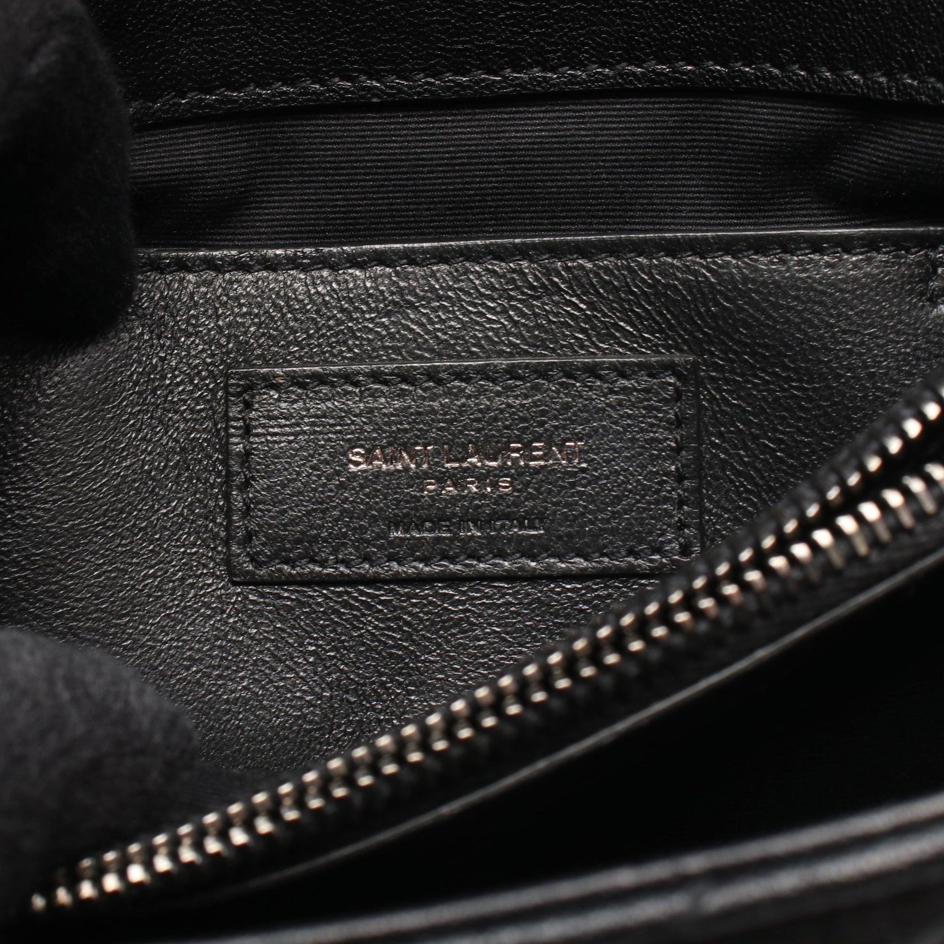 カレッジ ミディアム 2WAY ハンドバッグ レザー ブラック サンローランパリ バッグ SAINT LAURENT PARIS