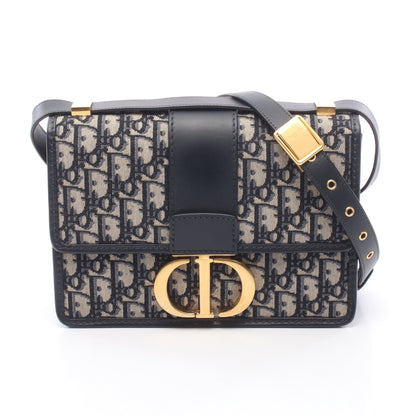 30 MONTAIGNE オブリーク ショルダーバッグ キャンバス レザー ネイビー ベージュ クリスチャンディオール バッグ Christian Dior