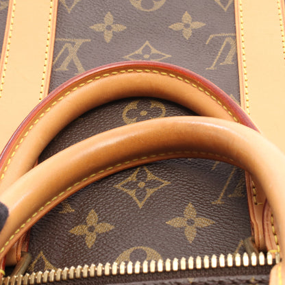 キーポル45 モノグラム ボストンバッグ PVC レザー ブラウン ルイヴィトン バッグ LOUIS VUITTON
