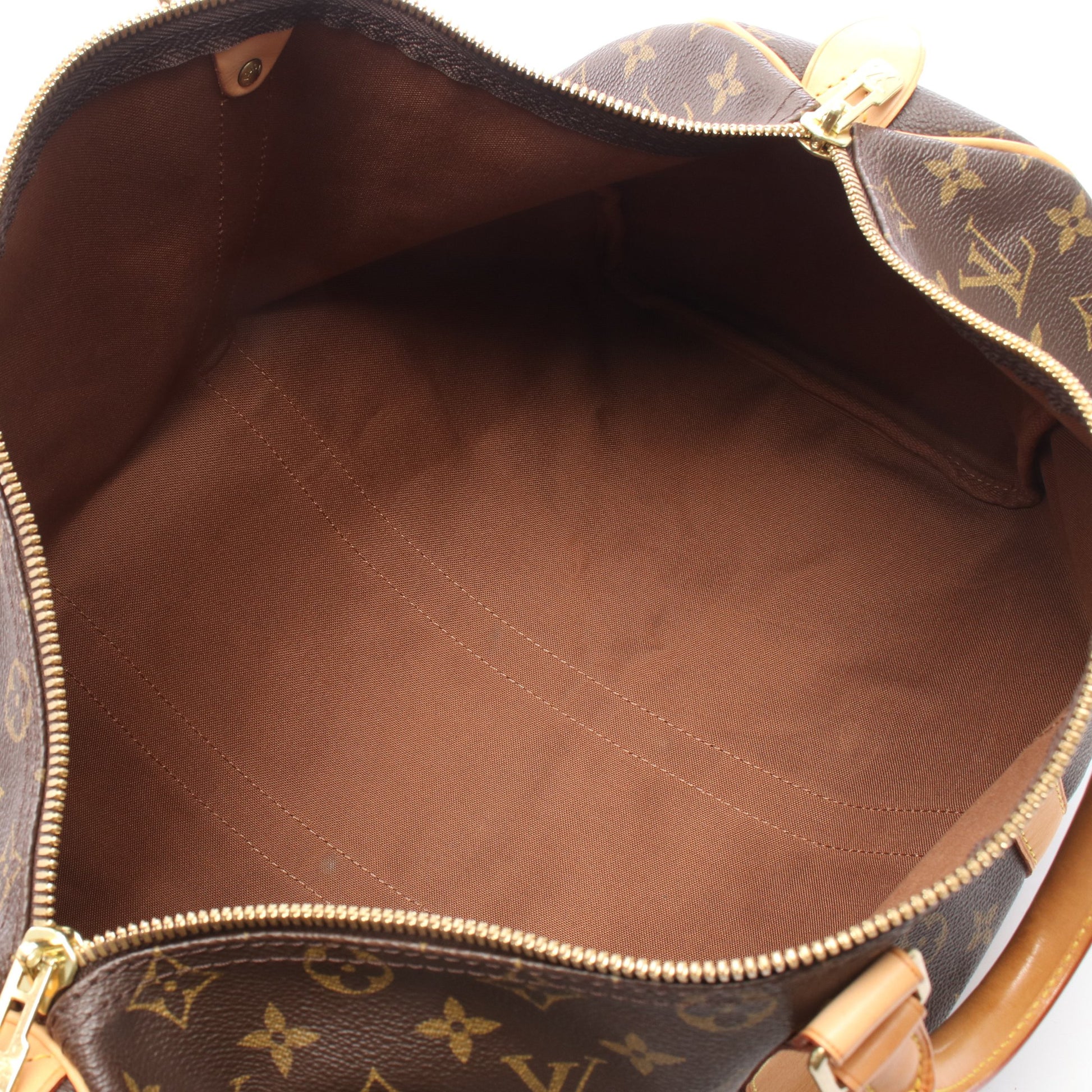 キーポル45 モノグラム ボストンバッグ PVC レザー ブラウン ルイヴィトン バッグ LOUIS VUITTON