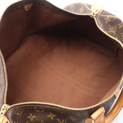 キーポル45 モノグラム ボストンバッグ PVC レザー ブラウン ルイヴィトン バッグ LOUIS VUITTON