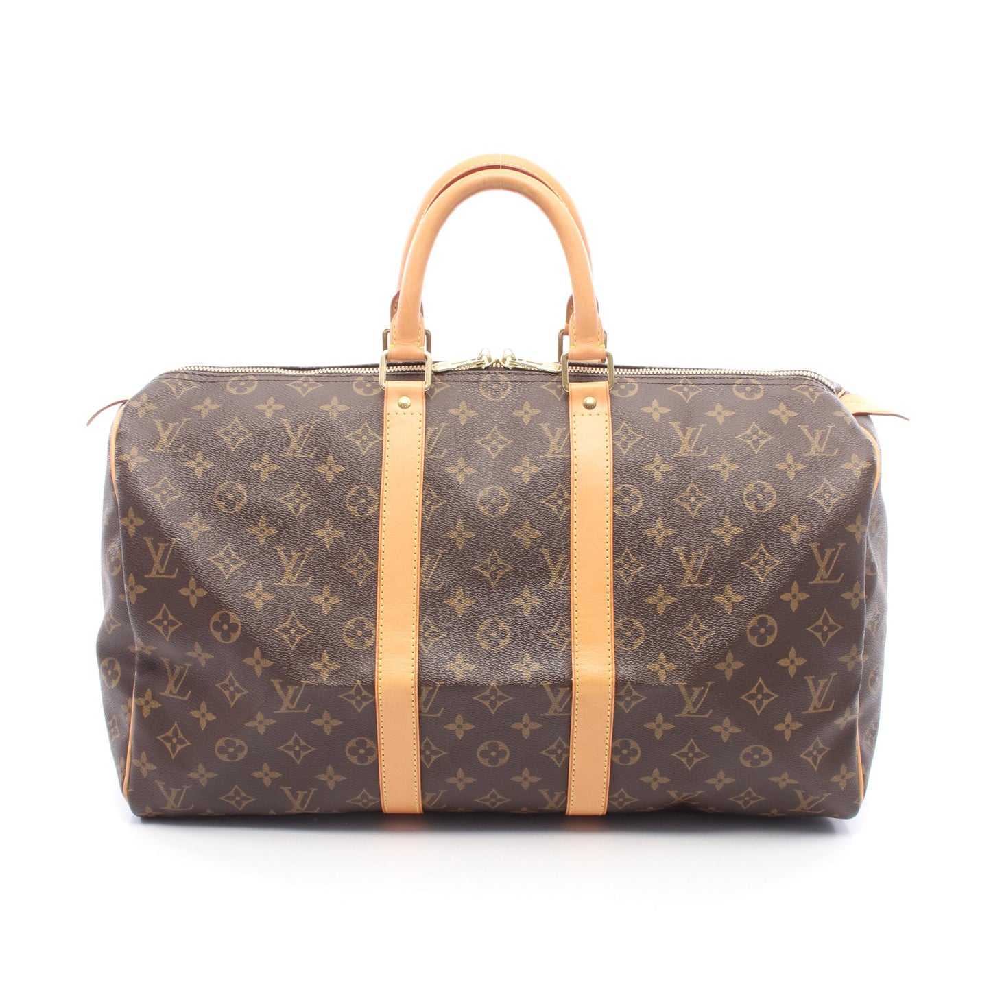 キーポル45 モノグラム ボストンバッグ PVC レザー ブラウン ルイヴィトン バッグ LOUIS VUITTON