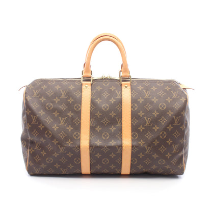 キーポル45 モノグラム ボストンバッグ PVC レザー ブラウン ルイヴィトン バッグ LOUIS VUITTON