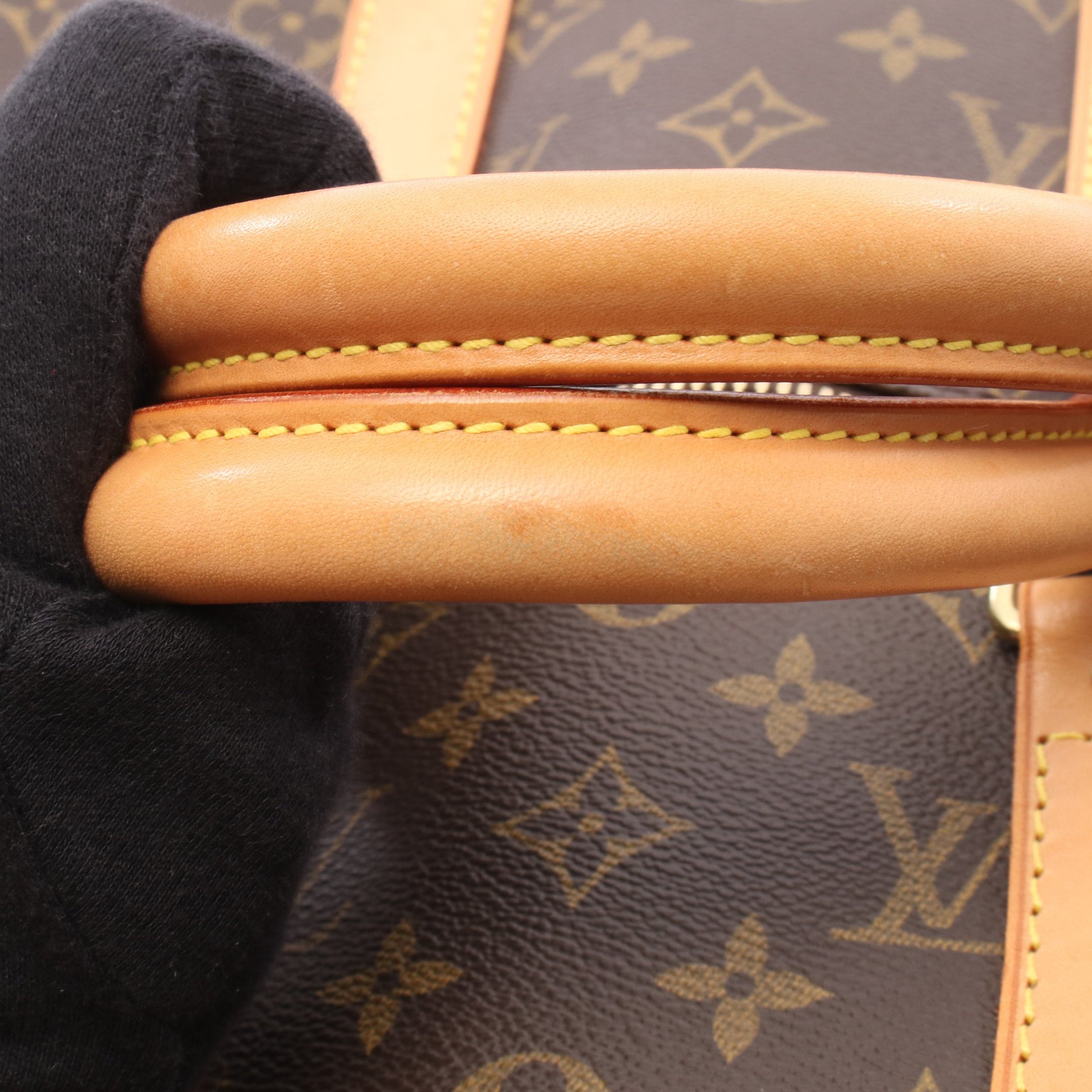 キーポル45 モノグラム ボストンバッグ PVC レザー ブラウン ルイヴィトン バッグ LOUIS VUITTON