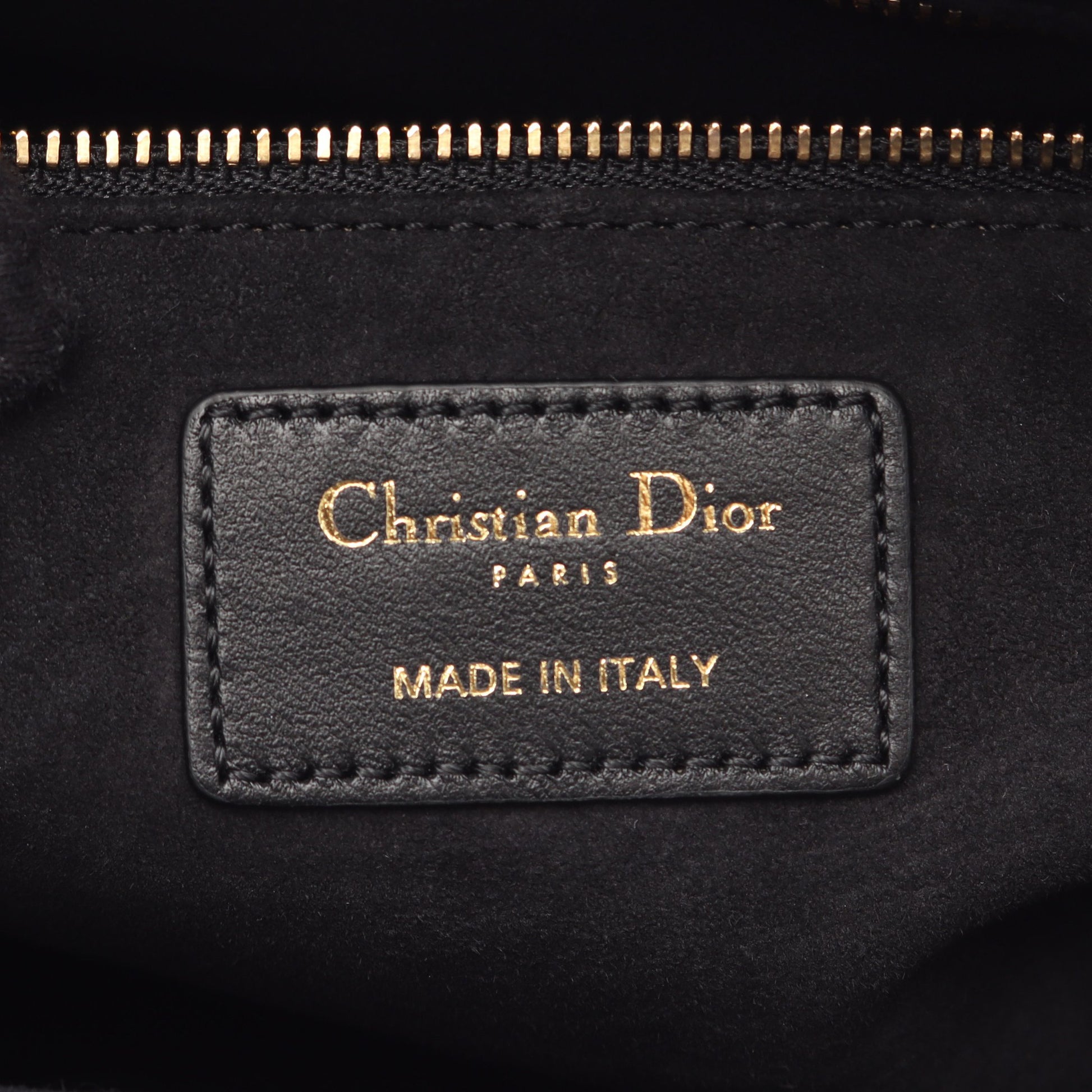 LADY DIOR レディディオール ミディアム カナージュ 2WAY ハンドバッグ レザー ブラック クリスチャンディオール バッグ Christian Dior
