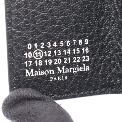 三つ折り財布 レザー ブラック メゾンマルジェラ 財布・小物 Maison Margiela