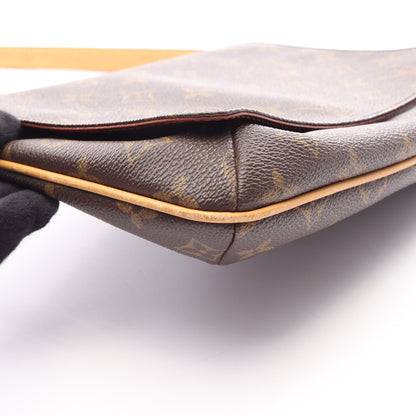 ミュゼットタンゴ ショートストラップ モノグラム ショルダーバッグ PVC レザー ブラウン ルイヴィトン バッグ LOUIS VUITTON