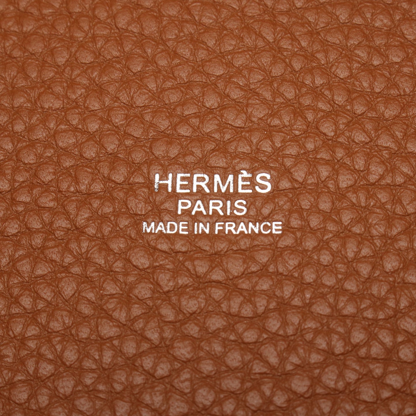 ピコタンロックPM ゴールド ハンドバッグ トリヨンクレマンス ブラウン シルバー金具 B刻印 エルメス バッグ HERMES