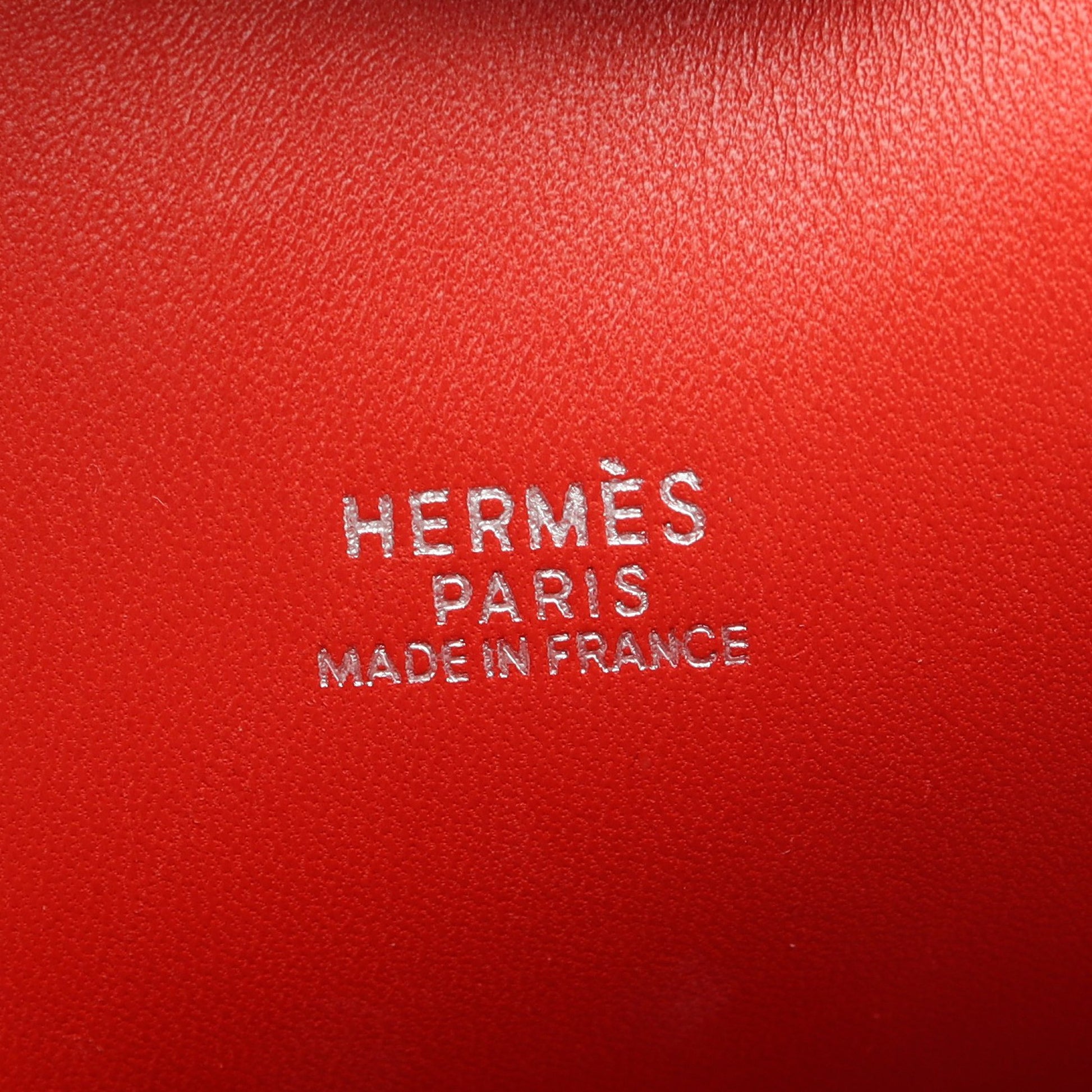 ボリード31 ルージュガランス 2WAY ハンドバッグ シェーブル レッド シルバー金具 □I刻印 エルメス バッグ HERMES