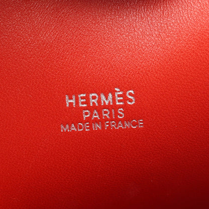 ボリード31 ルージュガランス 2WAY ハンドバッグ シェーブル レッド シルバー金具 □I刻印 エルメス バッグ HERMES