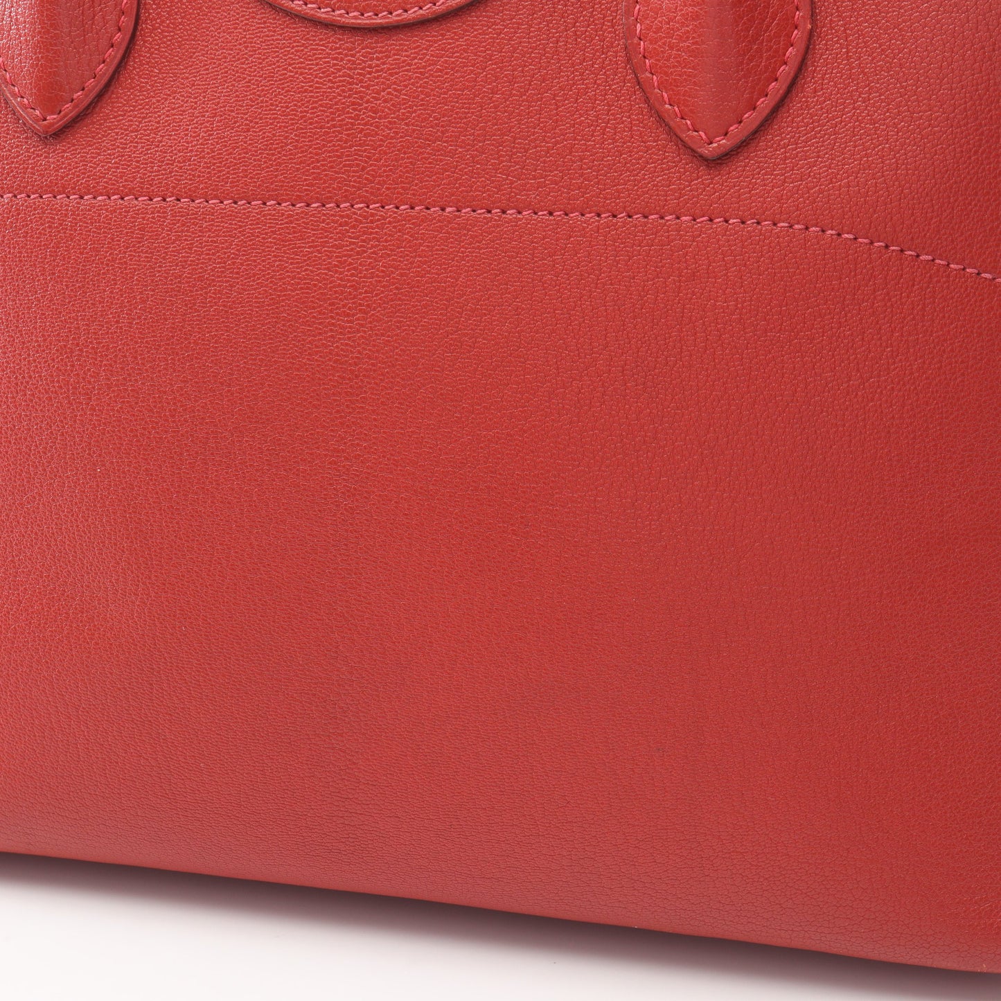 ボリード31 ルージュガランス 2WAY ハンドバッグ シェーブル レッド シルバー金具 □I刻印 エルメス バッグ HERMES