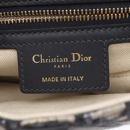 SADDLE サドル オブリーク ハンドバッグ キャンバス レザー ベージュ ネイビー クリスチャンディオール バッグ Christian Dior