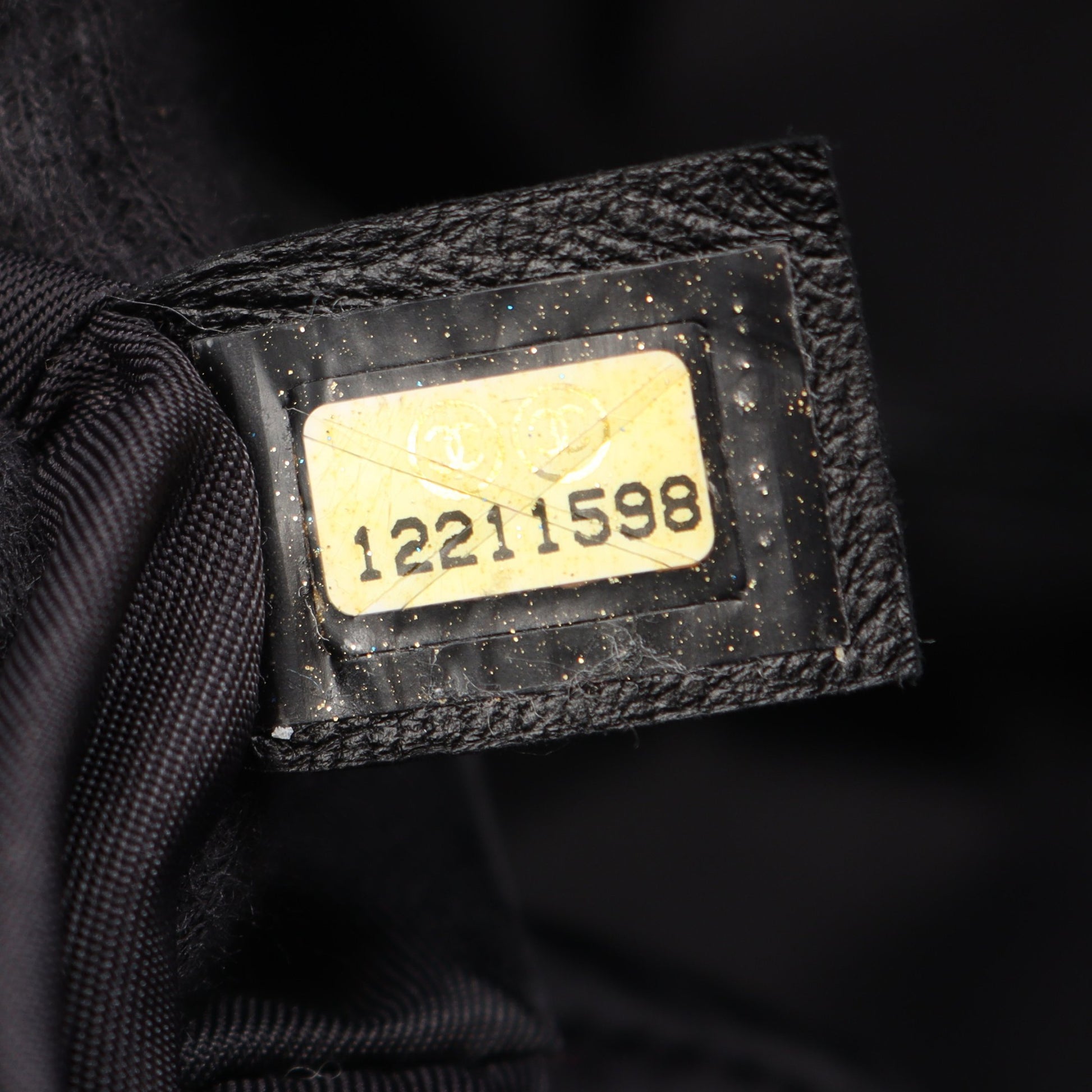 パリビアリッツ ボストンバッグ コーティングキャンバス ブラック シルバー金具 シャネル バッグ CHANEL