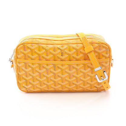 カップヴェールPM ショルダーバッグ コーティングキャンバス レザー イエロー マルチカラー ゴヤール バッグ GOYARD