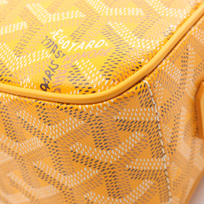 カップヴェールPM ショルダーバッグ コーティングキャンバス レザー イエロー マルチカラー ゴヤール バッグ GOYARD