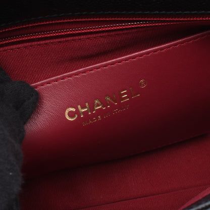 マトラッセ チェーンショルダーバッグ キャビアスキン ブラック ゴールド金具 シャネル バッグ CHANEL