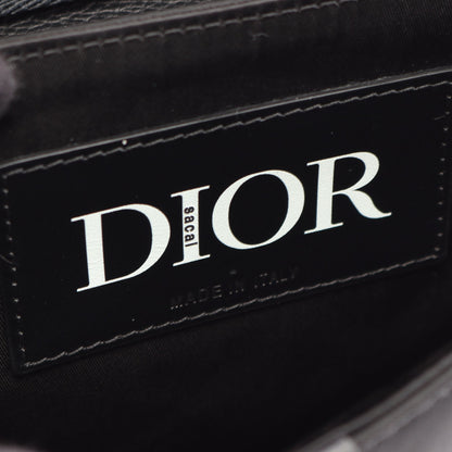 Christian Dior × Sacai サドル ミニバッグ ショルダーバッグ ナイロン レザー ブラック クリスチャンディオール バッグ Christian Dior