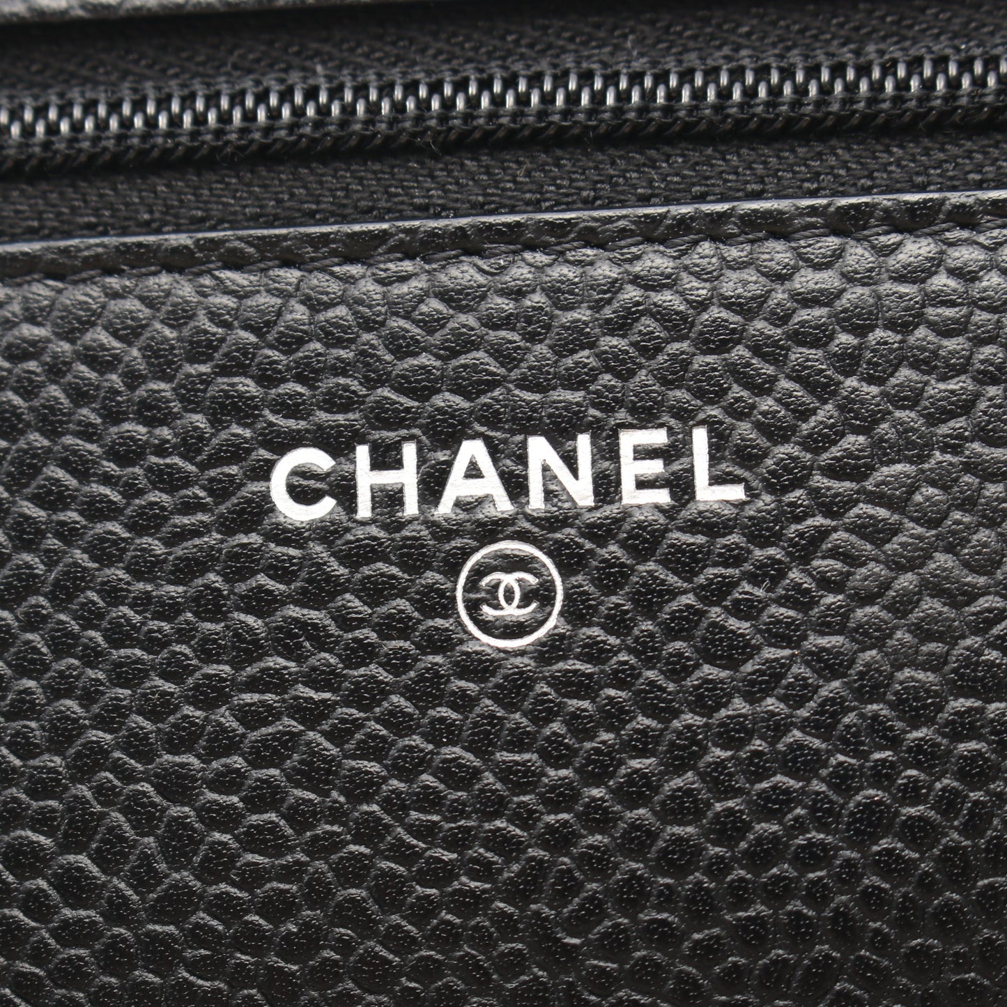 マトラッセ チェーンウォレット キャビアスキン ブラック シルバー金具 シャネル バッグ CHANEL